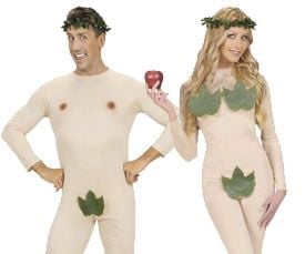 Aanval Boek ontwerper Adam & Eva kostuum kopen? | Carnavalskleding.nl