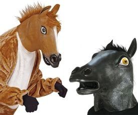 Donker worden wraak waterbestendig Paarden masker kopen? | Shop NU | Carnavalskleding.nl
