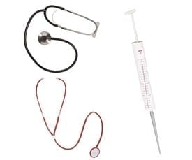 Stethoscopen, thermometers & spuiten