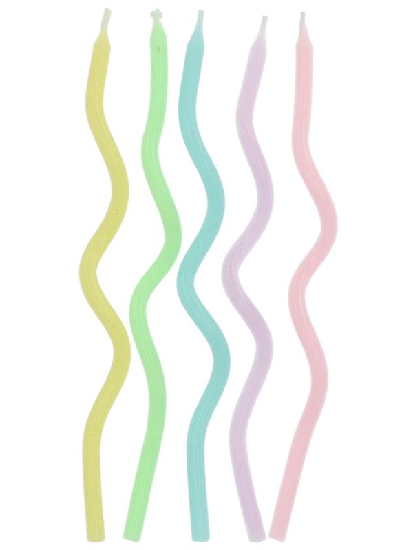 10 Kaarsen Kronkelend 15 cm