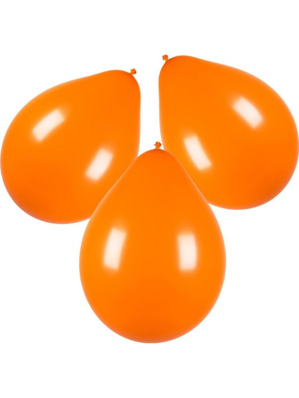 10 Stuks Oranje Latex Ballonnen