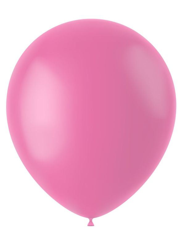 100 Ballonnen Rosey Pink Mat 33cm