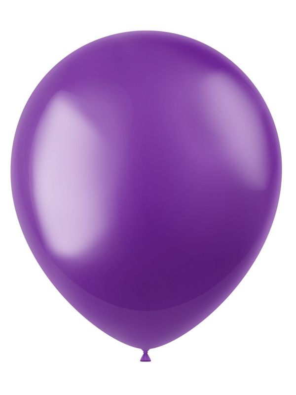 100 Metallic Ballonnen Violet Purple 33cm