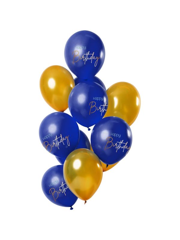 12 Ballonnen Elegant True Blue 30cm