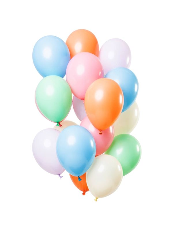 15 Ballonnen Pastel Kleurenmix 30cm