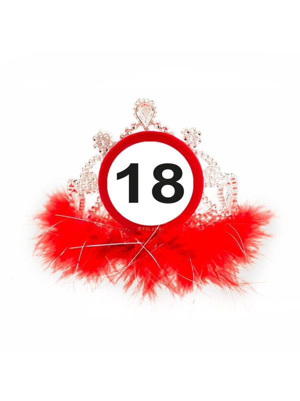 18 Jaar Verkeersbord Tiara