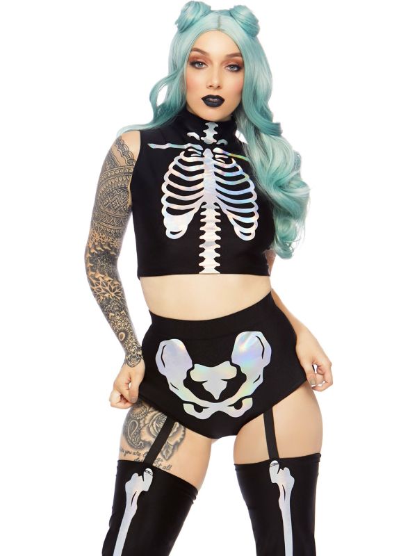 2 Delig Skelet Setje