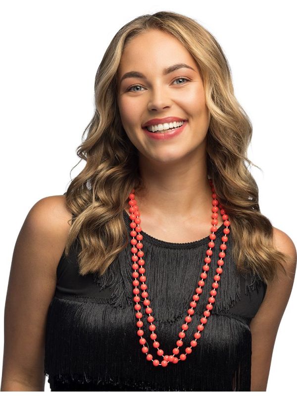 2 Rode Kralenkettingen