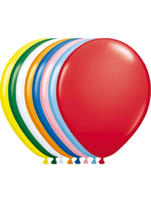 25 Meerkleurige Ballonnen 30cm