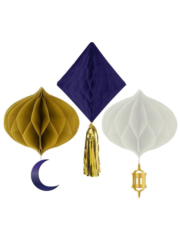 3 Papieren Honeycomb set Suikerfeest