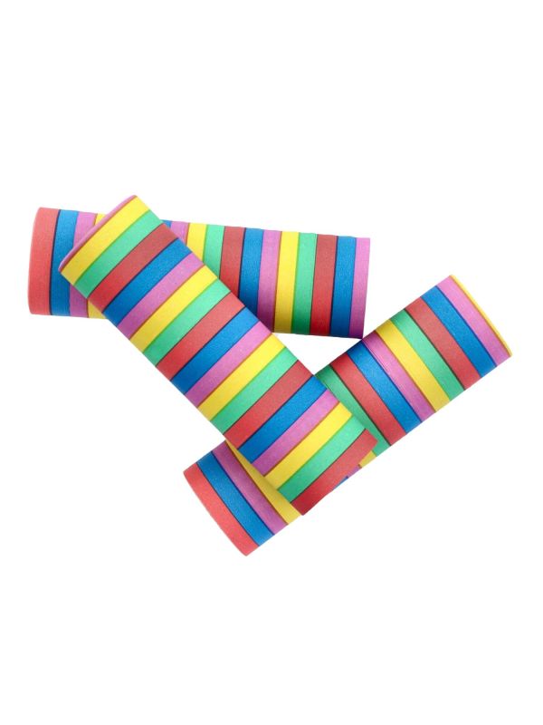 3 Serpentine Rollen Carnaval 4 Meter