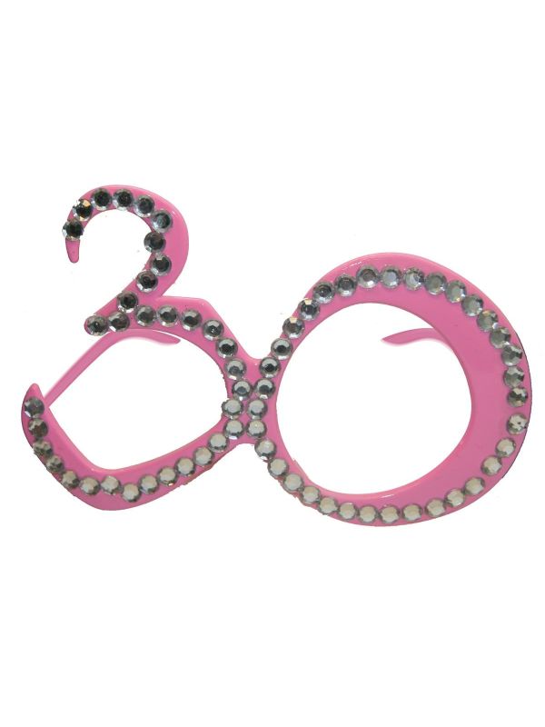 30 Jaar Diamant Feest Bril Roze