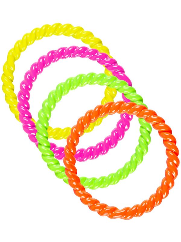 4 Neon Ringen