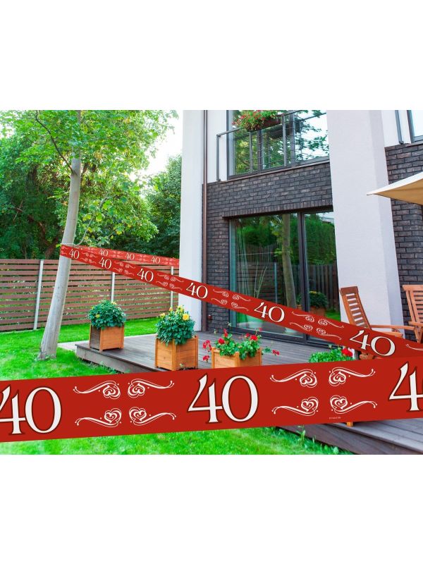 40-Jarig Jubileum Afzetlint