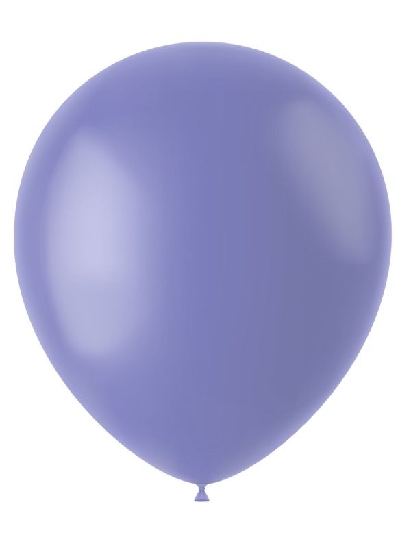 50 Ballonnen Cornflower Blue Mat 33cm