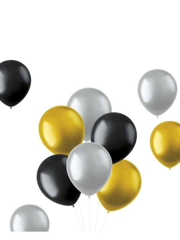 50 Ballonnen Rich Metallics 33cm