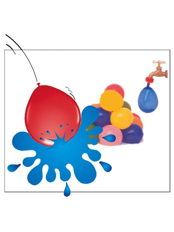 50 Gekleurde Waterballonnen