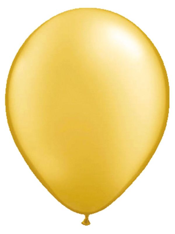 50 Gouden Metallic Ballonnen 30cm