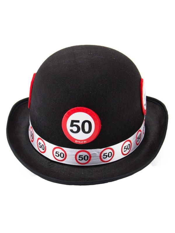 50 Jaar Verkeersbord Party Bolhoed