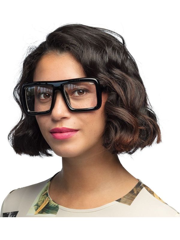 50's Buddy Holly Rock Bril Zwart