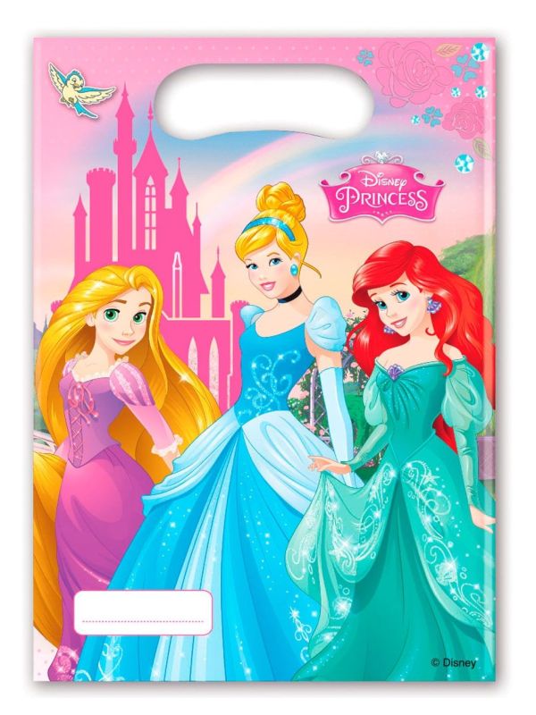6 Disney Prinsessen Kinderfeestje Feestzakjes