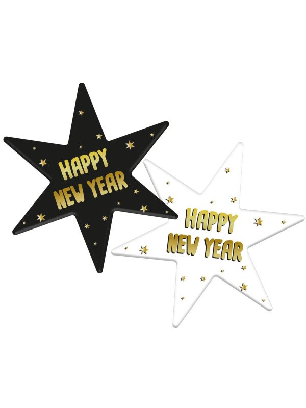 6 Onderzetters Oud & Nieuw 12x14cm