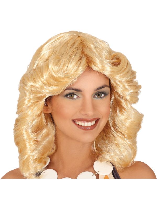 70's Blonde Slag Pruik Vrouwen