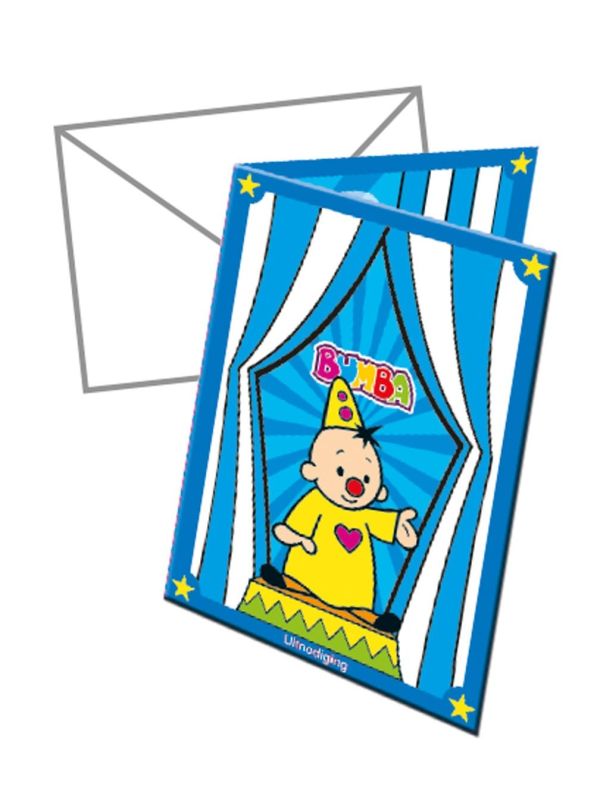 8 Bumba Kinderfeestje Uitnodigingen