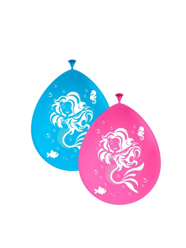 8 Zeemeermin Ballonnen 30cm