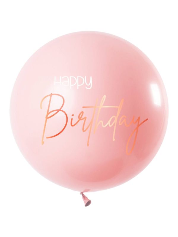80cm Ballon Elegant Lush Blush Xl