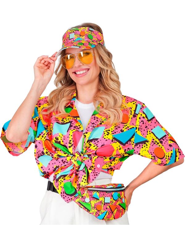 80s Disco Shirt Unisex Roze