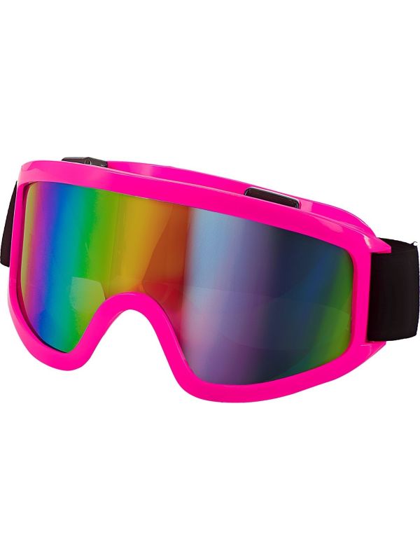 80's Neon Roze Skibril