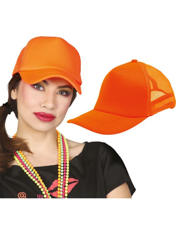 80's Oranje Neon Pet