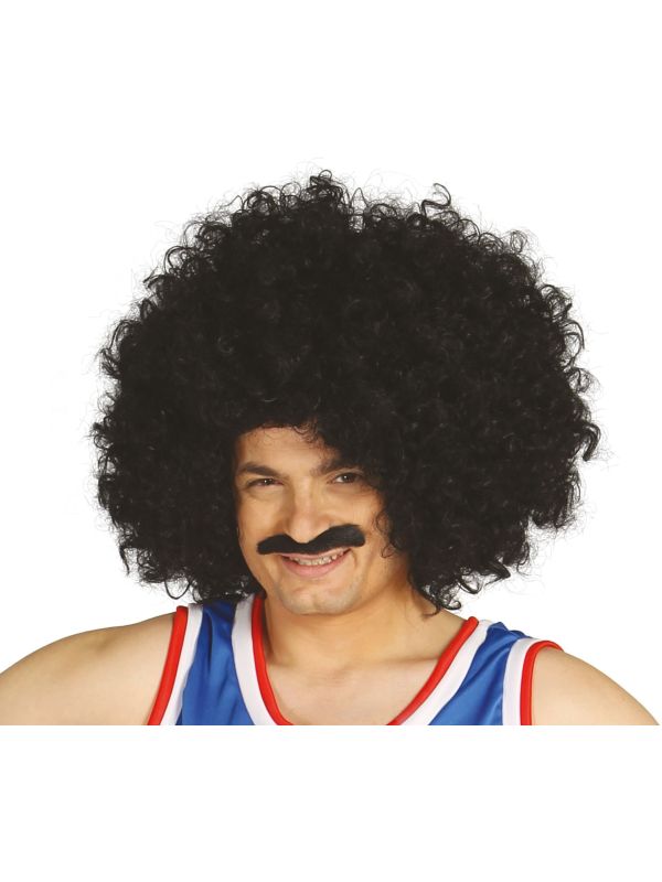 Afro Pruik Zwart Extra Groot