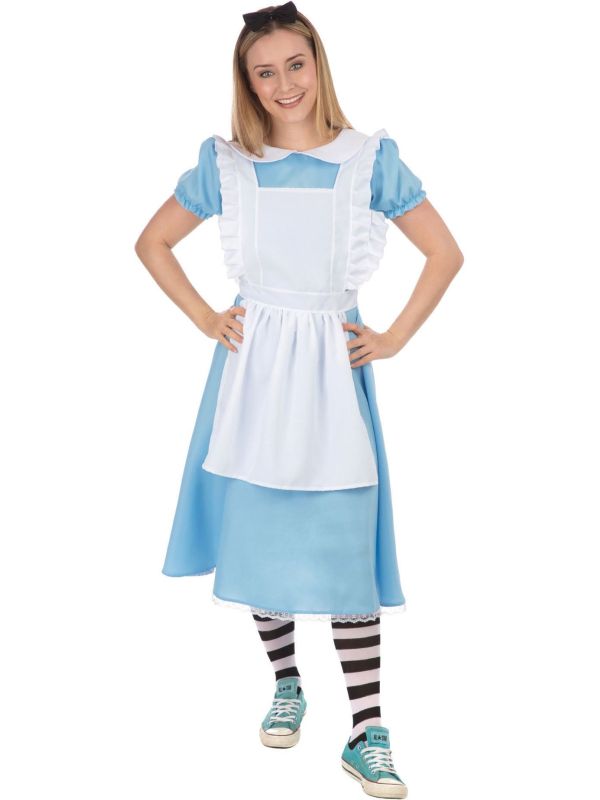 Alice in Wonderland Dames Kostuum Alice