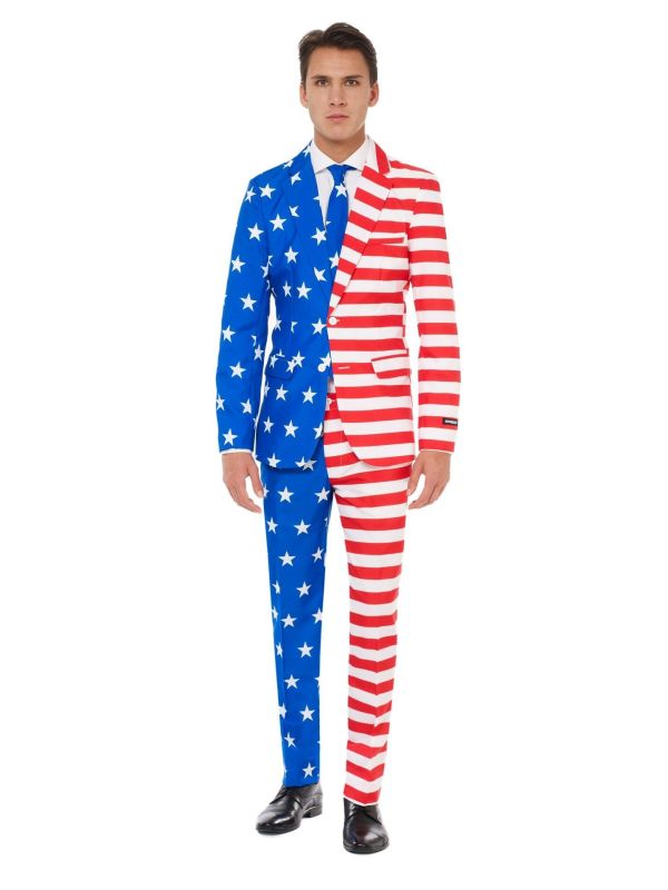 Amerikaanse Vlag Suitmeister Kostuum