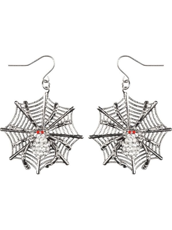 Arachne Spinnen Halloween Oorbellen