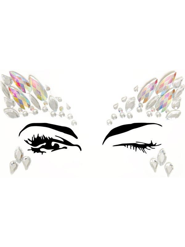 Aria Gezicht Jewel Stickers