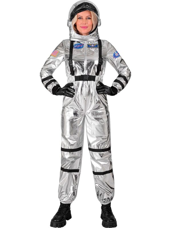 Astronaut Kostuum Dames Zilver