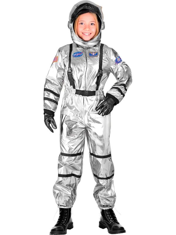 Astronaut Kostuum Kinderen Zilver
