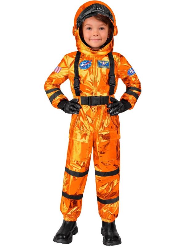 Astronaut Kostuum Oranje Jongens Meisjes