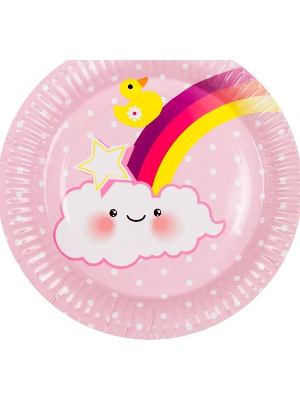 Baby Girl Babyshower Bordjes