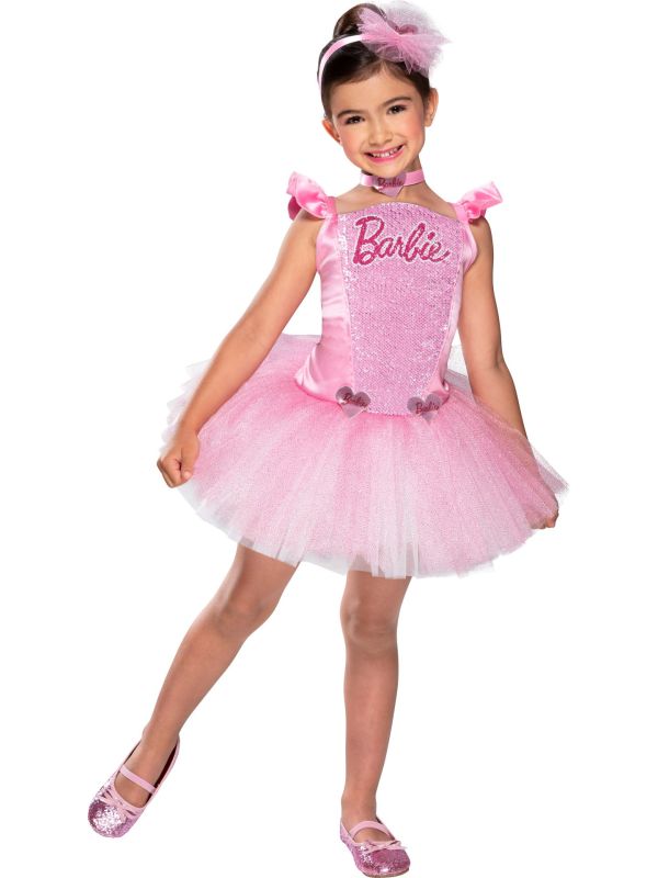 Ballerina Barbie Kostuum Kind Barbie Franchise