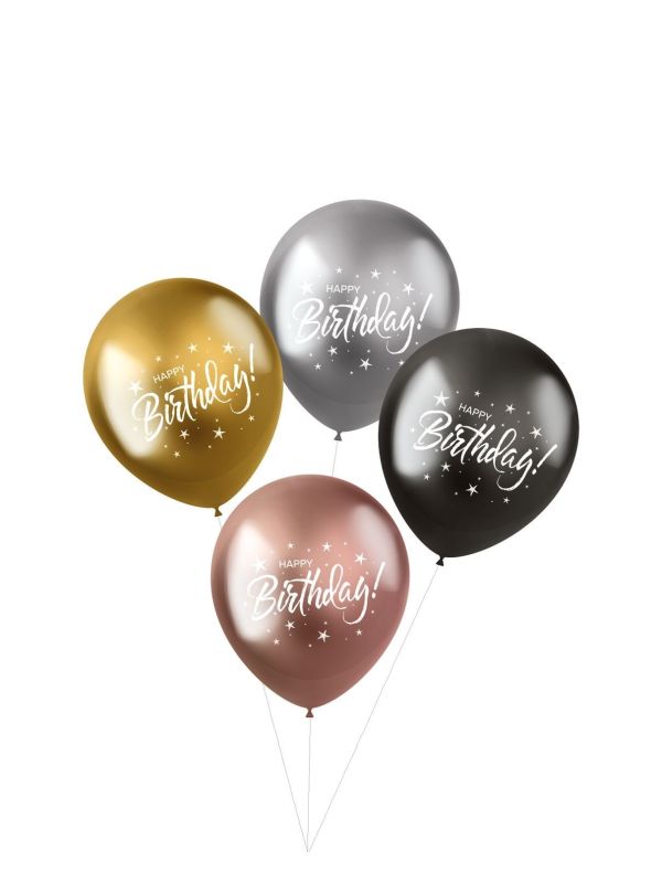 Ballonnen Birthday Metallic Electrum