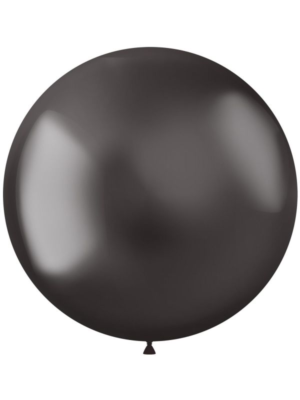 Ballonnen Groot Metallic Grijs