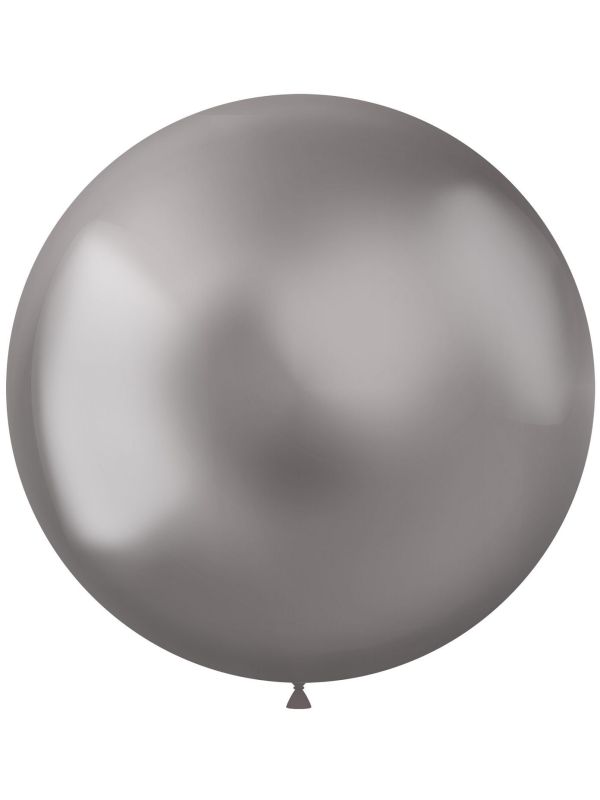Ballonnen Groot Metallic Zilver