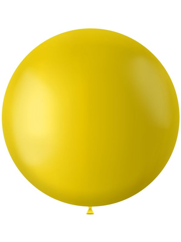 Ballonnen Knal Geel Mat 78cm