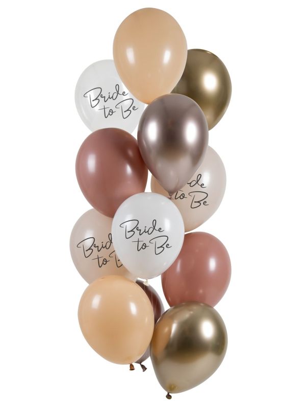 Ballonnen set Bride To Be Nude