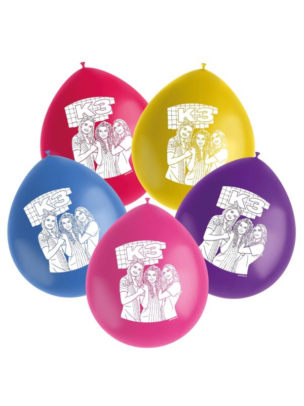 Ballonnen set K3 Kinderfeestje