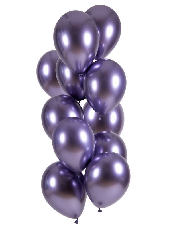 Ballonnen set Metallic Paars
